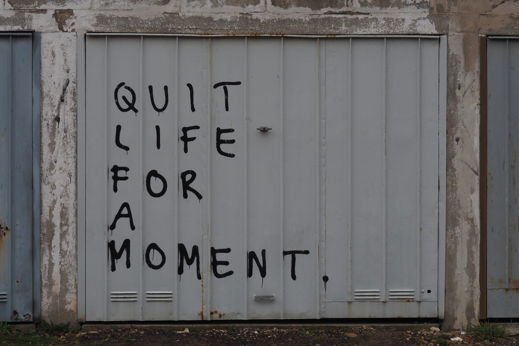 Quit Life for a moment (Foto: Jörg Haas)